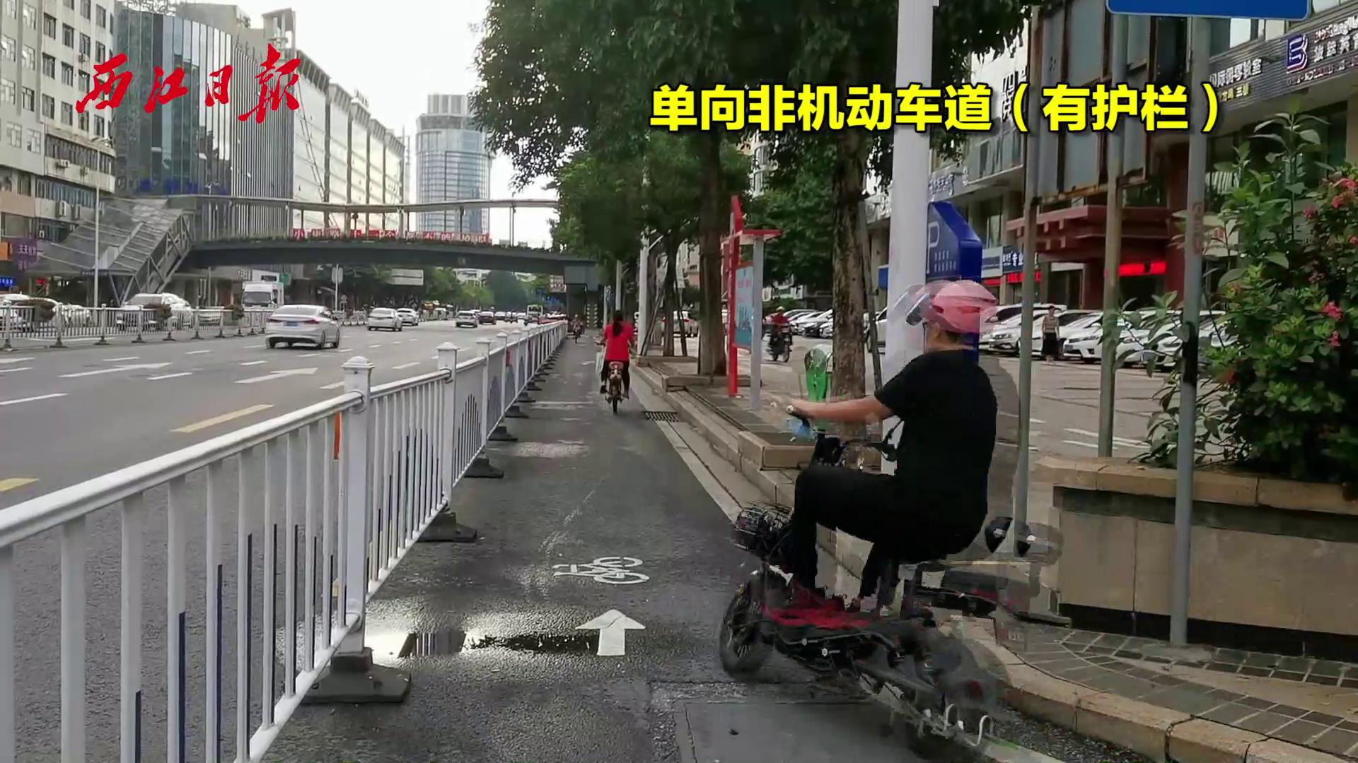 肇庆城区非机动车道应该这样走！
